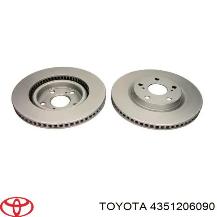 Disco do freio dianteiro Toyota 4351206090 preço, a partir de 52,09 USD