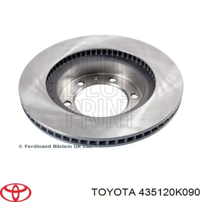 Compre 435120K090 Toyota Disco do freio dianteiro
