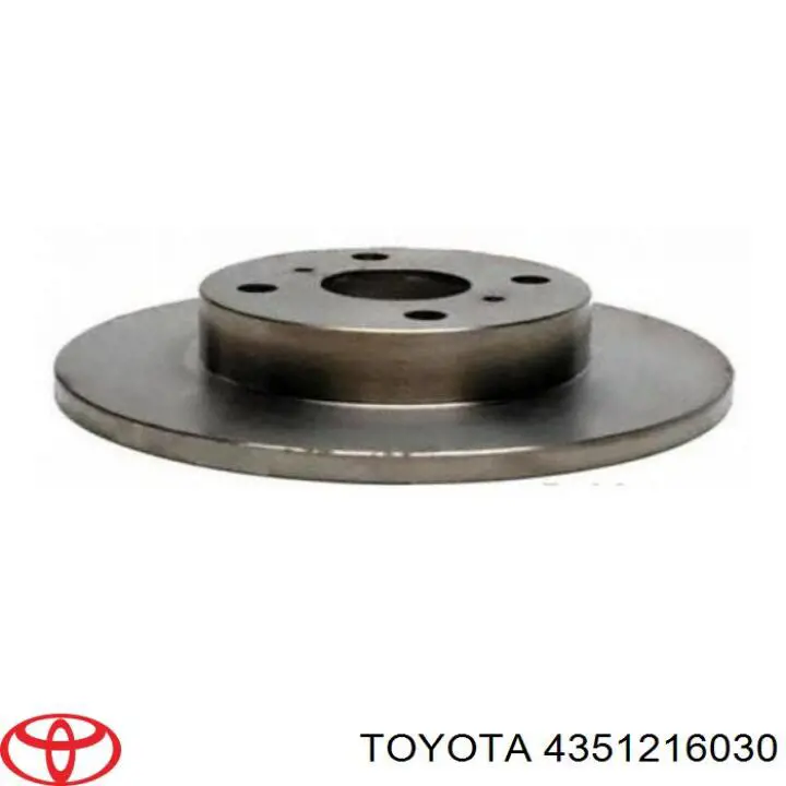 Disco do freio dianteiro 4351216030 Toyota