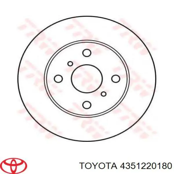 Disco do freio dianteiro Toyota 4351220180 preço, a partir de 54,93 USD