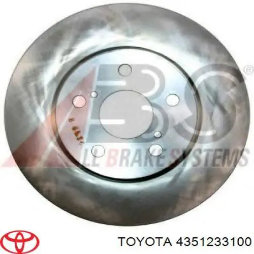 Compre 4351233100 Toyota Disco do freio dianteiro
