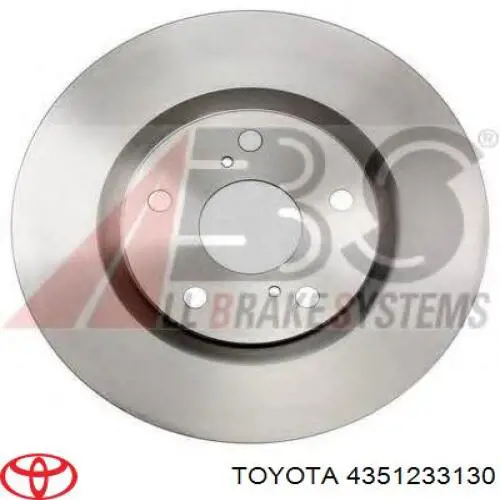 Disco do freio dianteiro Toyota 4351233130 preço, a partir de 45,13 USD
