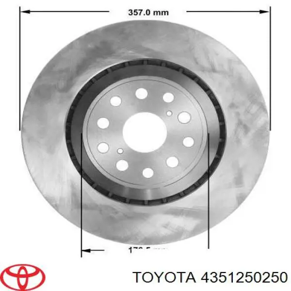 Compre 4351250250 Toyota Disco do freio dianteiro