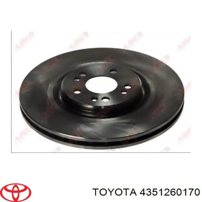 Compre 4351260170 Toyota Disco do freio dianteiro