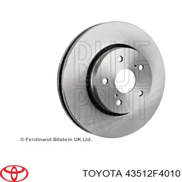 Disco do freio dianteiro Toyota 43512F4010 preço, a partir de 64,81 USD