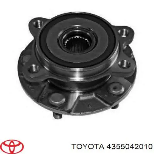 4355042010 Toyota Cubo dianteiro