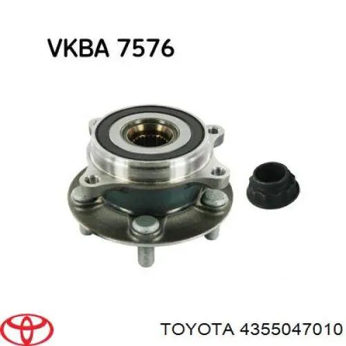 Compre 4355047010 Toyota Cubo dianteiro