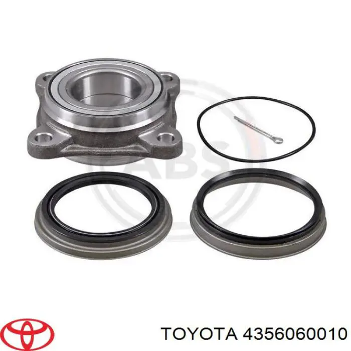 4356060010 Toyota Rolamento de cubo dianteiro