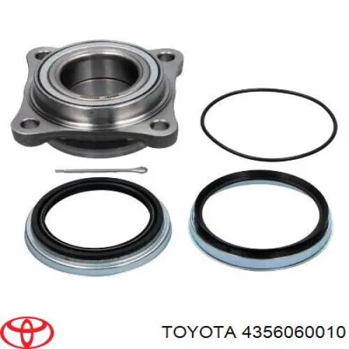 Rolamento de cubo dianteiro Toyota 4356060010 preço, a partir de 58,19 USD