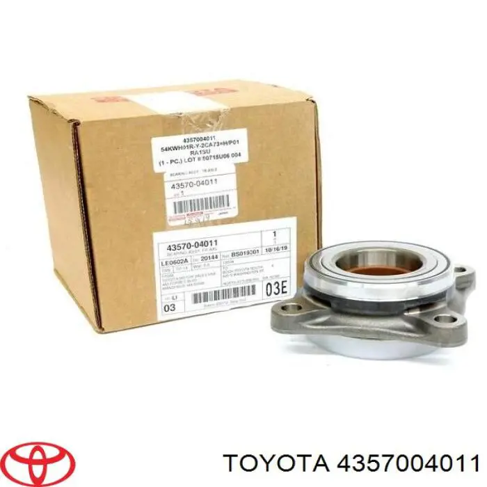 4357004011 Toyota Rolamento de cubo dianteiro
