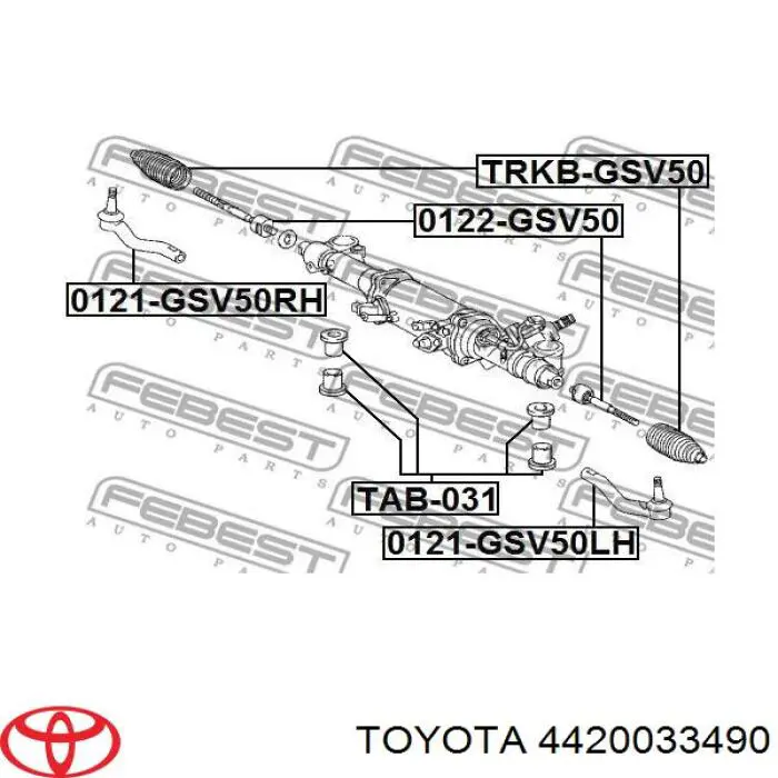 Compre TY9233 AGR Cremalheira da direção