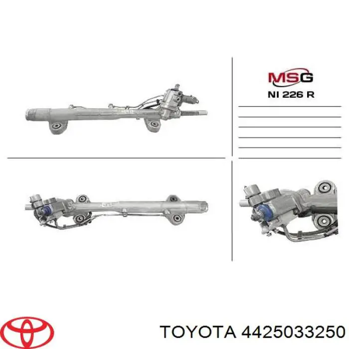 4425033250 Toyota Cremalheira da direção