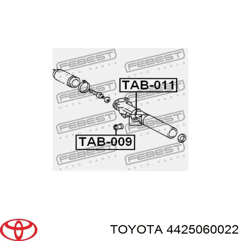 Cremalheira da direção Toyota 4425060022 preço, a partir de 349,18 USD