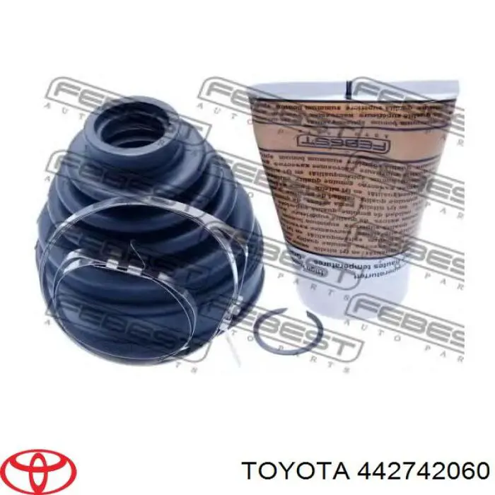 Botas de proteção de Juntas homocinéticas do semieixo dianteiro, kit Toyota 442742060 preço, a partir de 127,38 USD