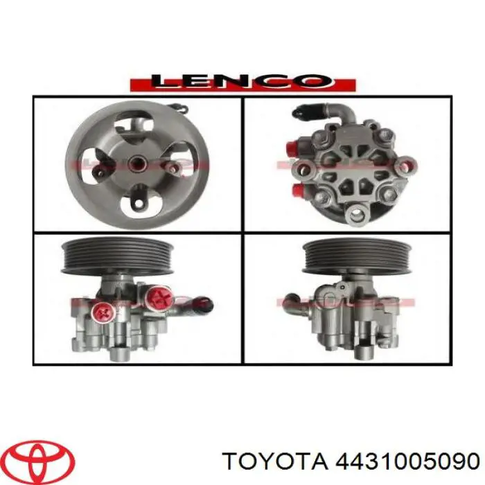 Bomba da Direção hidrâulica assistida Toyota 4431005090 preço, a partir de 122,58 USD