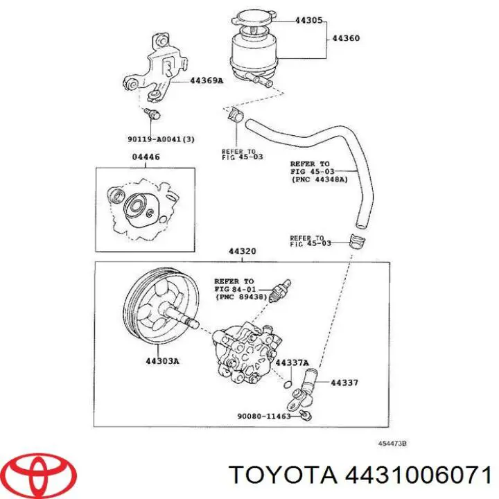 Bomba da Direção hidrâulica assistida Toyota 4431006071 preço, a partir de 162,47 USD