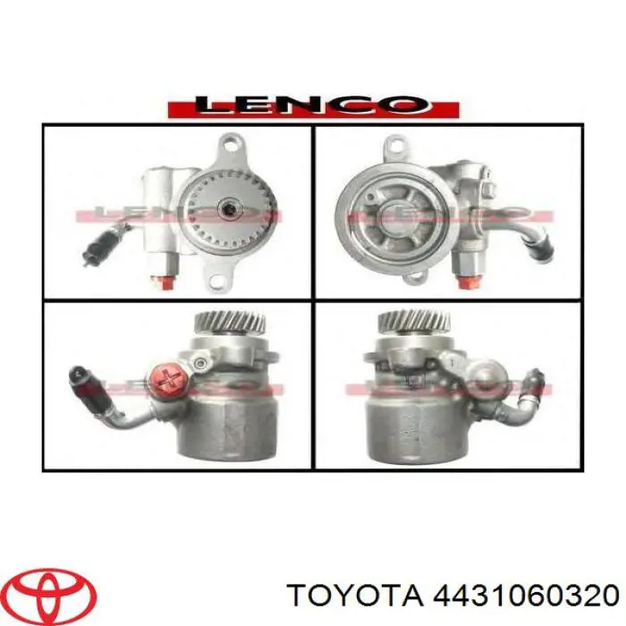 Bomba da Direção hidrâulica assistida Toyota 4431060320 preço, a partir de 211,75 USD