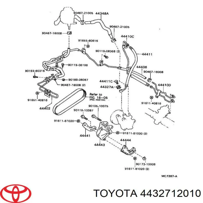 Compre 4432712010 Toyota 