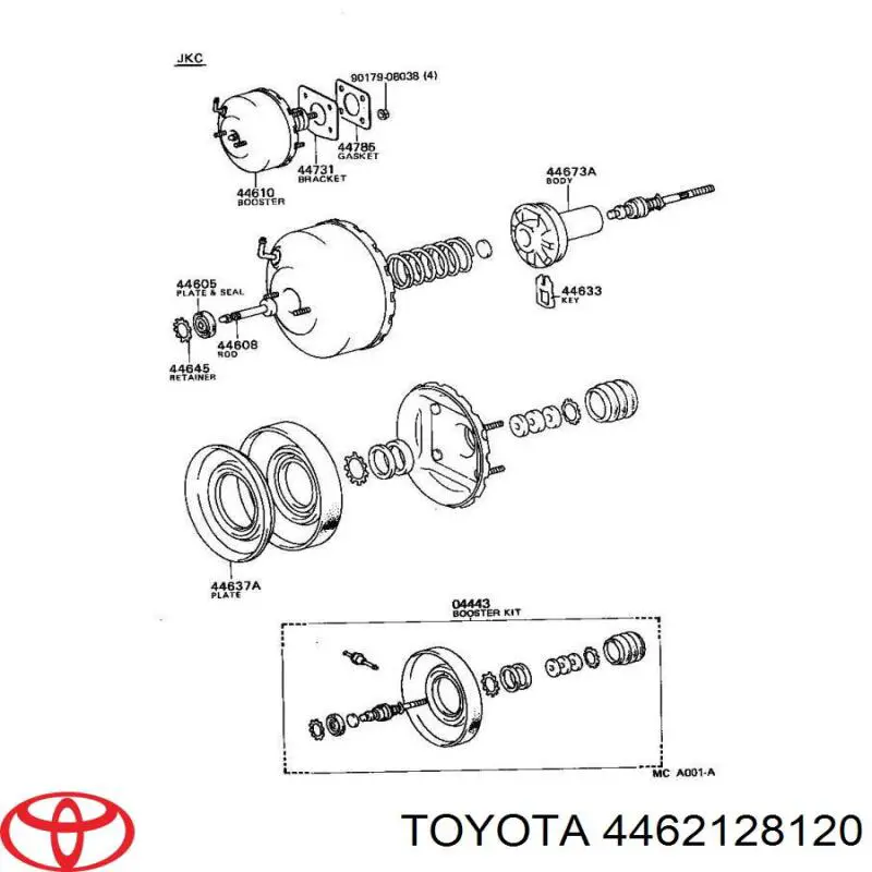  Toyota 4462128120 preço, a partir de 10,40 USD