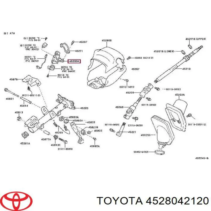 4528042120 Toyota 