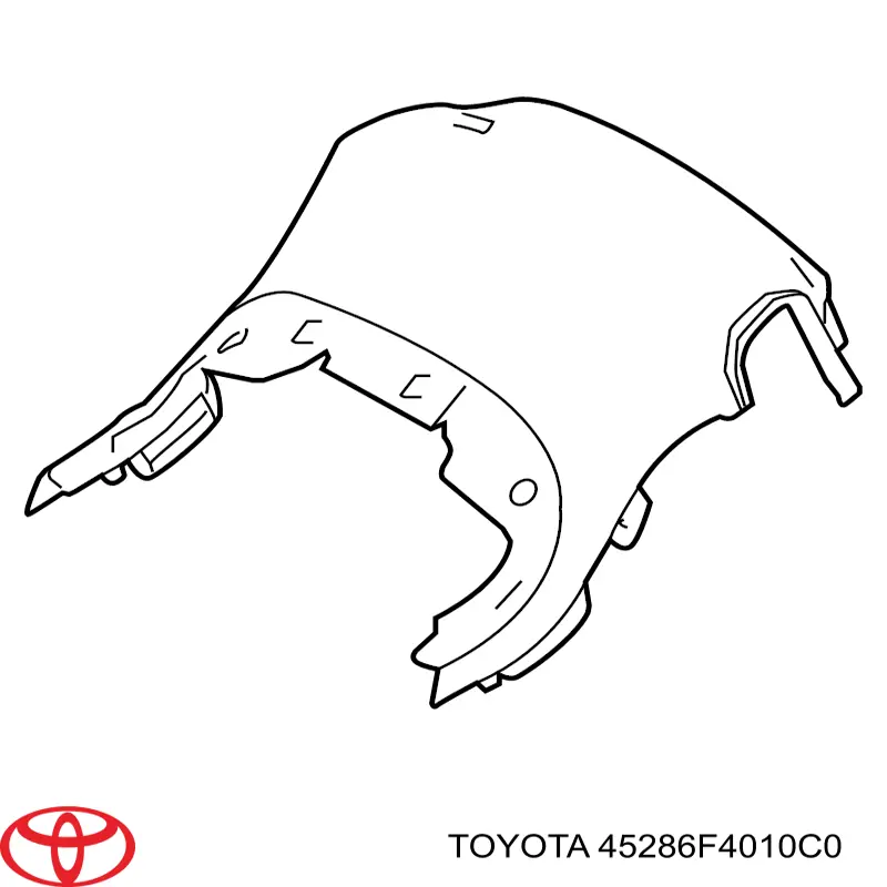 Placa sobreposta da coluna de direção Toyota 45286F4010C0 preço, a partir de 86,08 USD