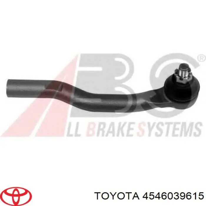 4546039615 Toyota Ponta externa da barra de direção