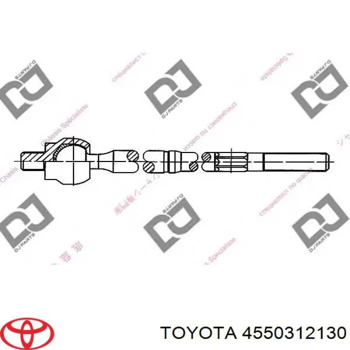 Compre 4550312130 Toyota Tração de direção