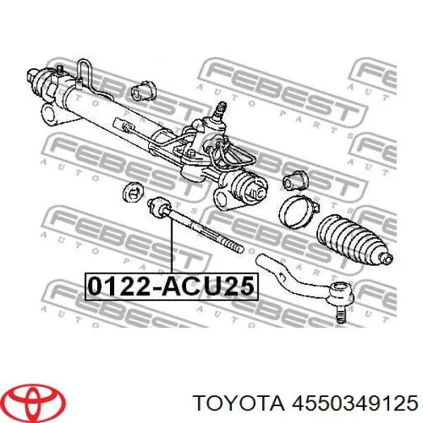 Compre 4550349125 Toyota Tração de direção