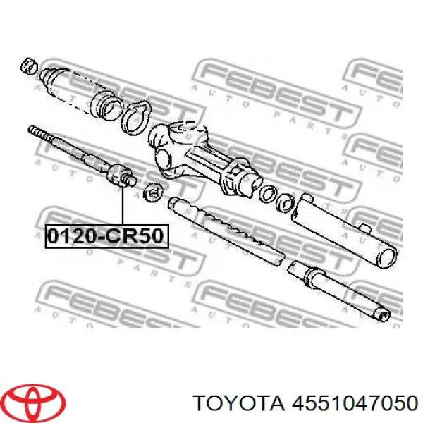 TY131 MSG Cremalheira da direção