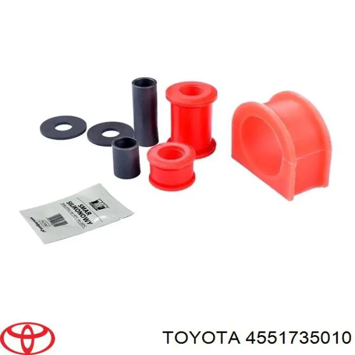 Compre 4551735010 Toyota Bucha de fixação da cremalheira da direção