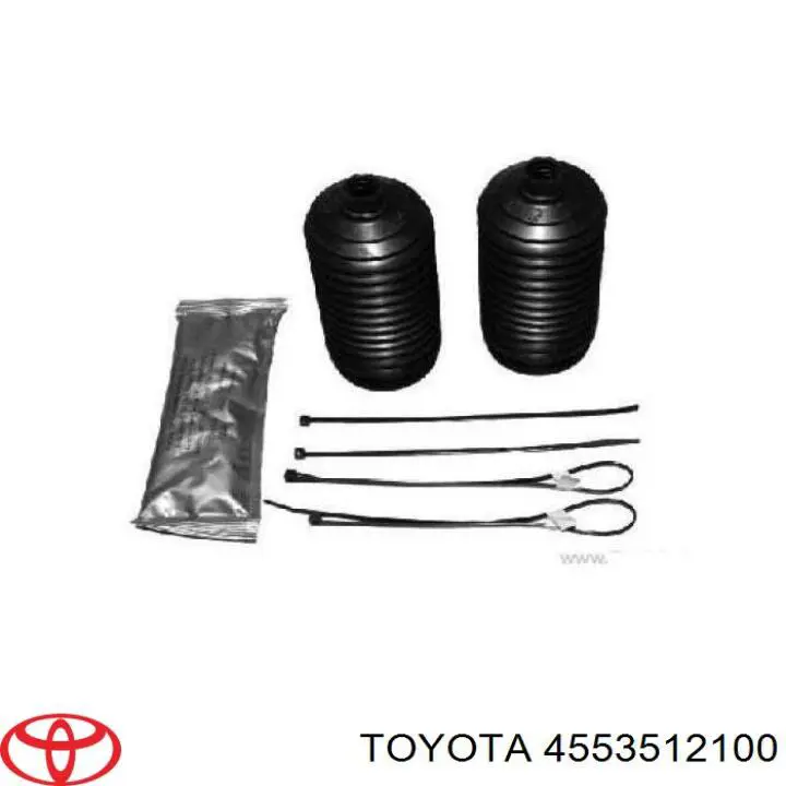 Compre 4553512100 Toyota Bota de proteção do mecanismo de direção (de cremalheira)
