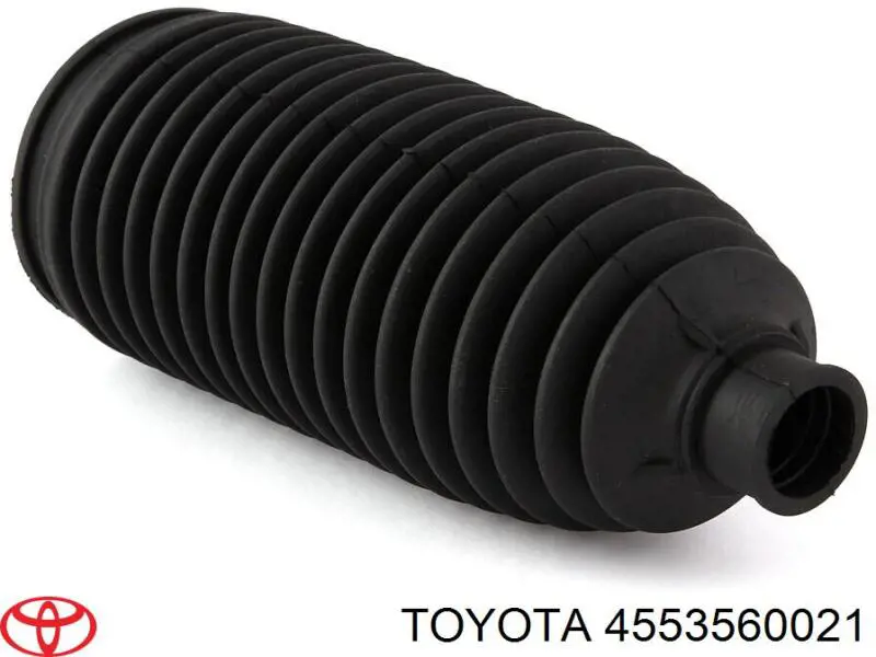4553560021 Toyota Bota de proteção do mecanismo de direção (de cremalheira)