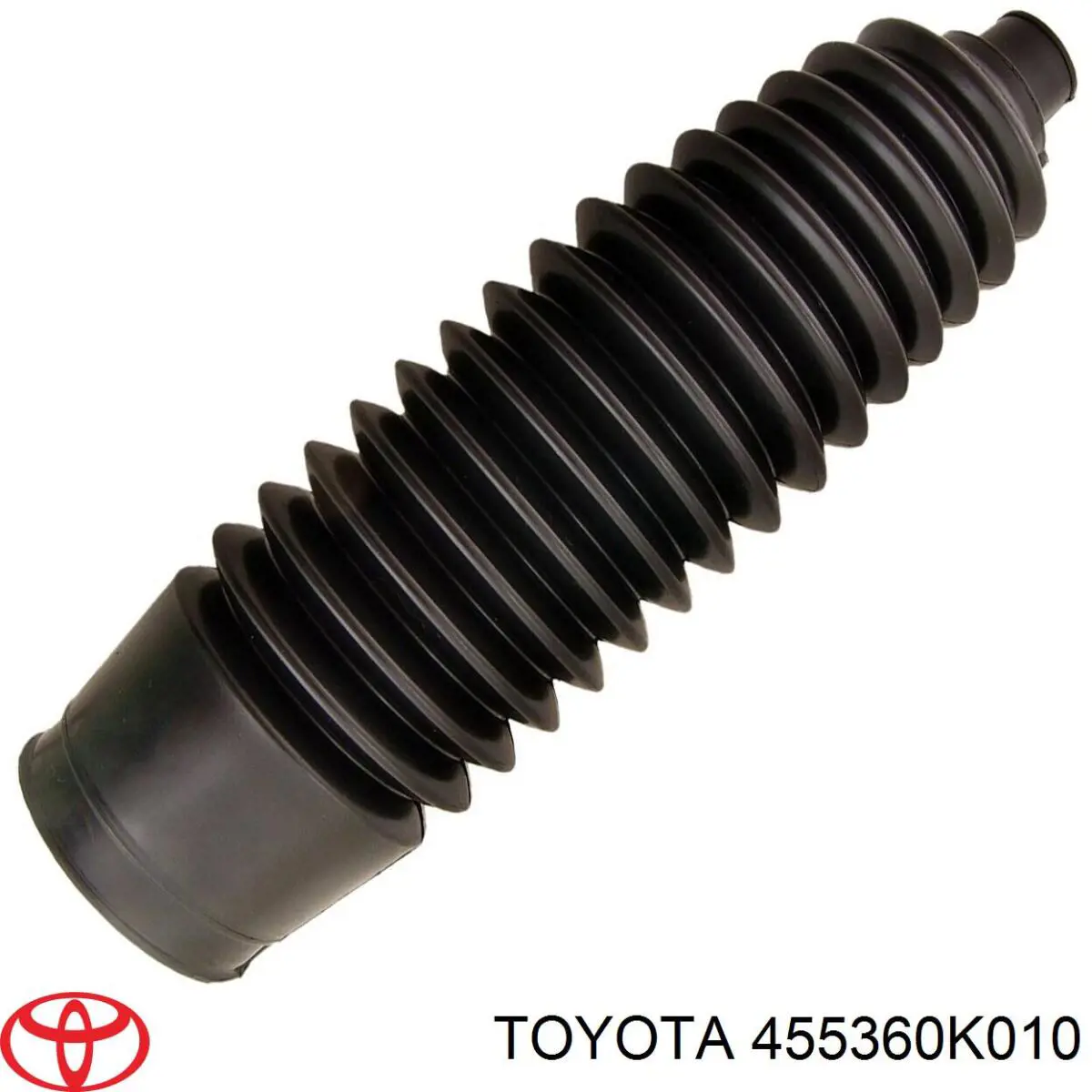 455360K010 Toyota Bota de proteção direita do mecanismo de direção (de cremalheira)