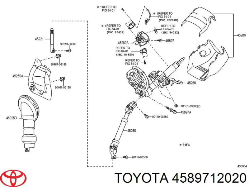  Toyota 4589712020 preço, a partir de 4,17 USD