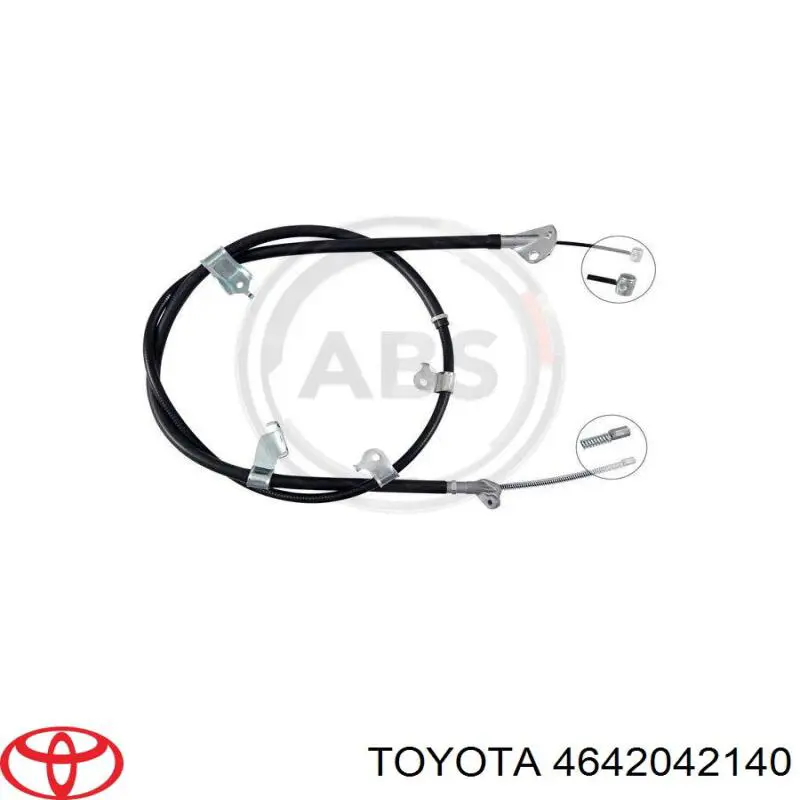 Compre 4642042140 Toyota Cabo do freio de estacionamento traseiro direito