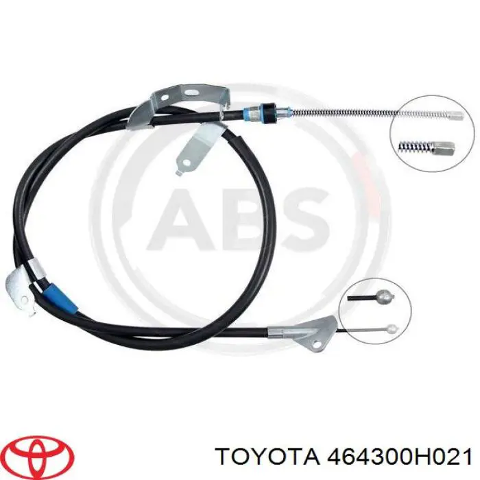 Cabo do freio de estacionamento traseiro esquerdo ABS K15010 preço, a partir de 25,57 USD