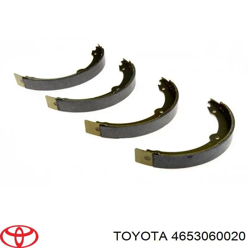 Sapatas do freio de estacionamento Toyota 4653060020 preço, a partir de 37,63 USD