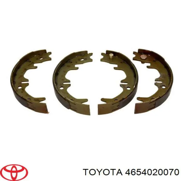 Compre 4654020070 Toyota Sapatas do freio de estacionamento