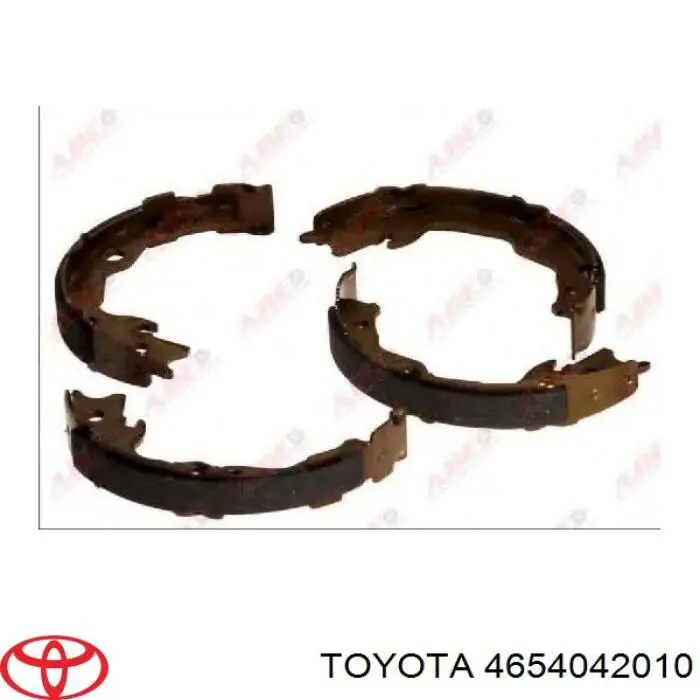Sapatas do freio de estacionamento Toyota 4654042010 preço, a partir de 31,29 USD
