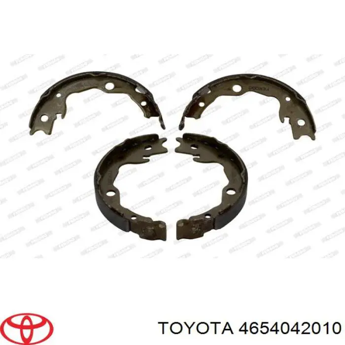 Compre 4654042010 Toyota Sapatas do freio de estacionamento