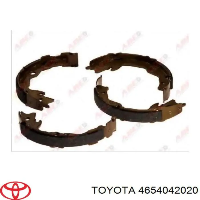 4654042020 Toyota Sapatas do freio de estacionamento