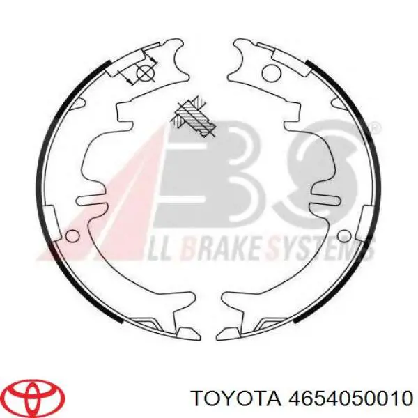 4654050010 Toyota Sapatas do freio de estacionamento