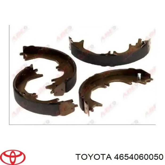Compre 4654060050 Toyota Sapatas do freio de estacionamento