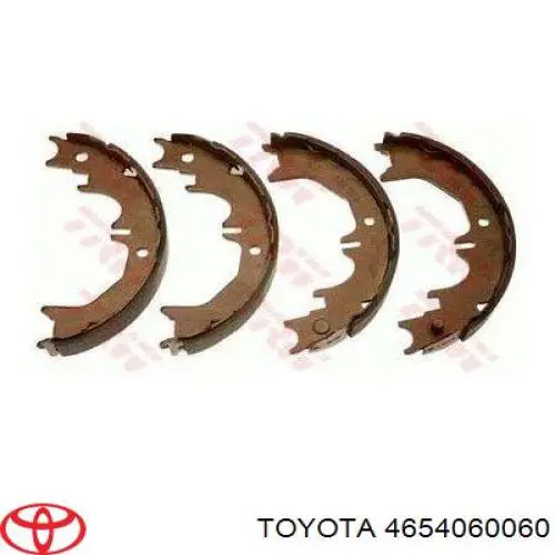 Compre 4654060060 Toyota Sapatas do freio de estacionamento