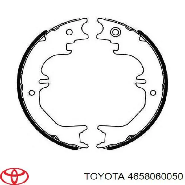 4658060050 Toyota Sapatas do freio de estacionamento