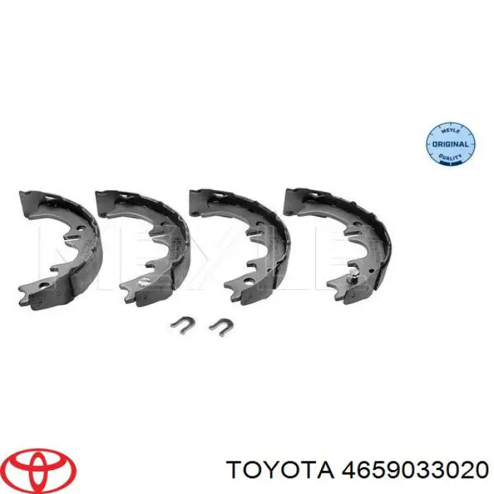 Sapatas do freio de estacionamento Toyota 4659033020 preço, a partir de 29,60 USD
