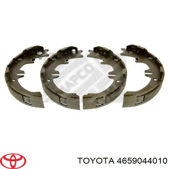 Sapatas do freio de estacionamento Toyota 4659044010 preço, a partir de 29,98 USD