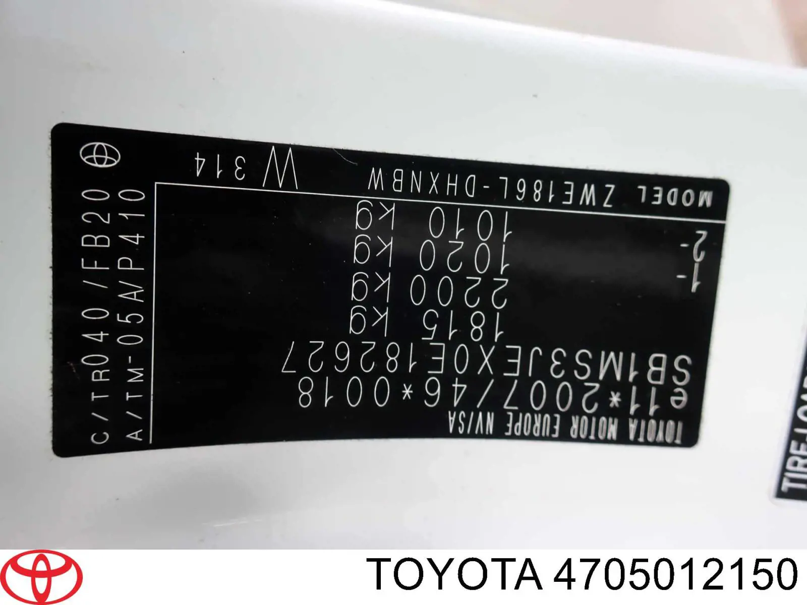  Toyota 4705012150 preço, a partir de 799,22 USD