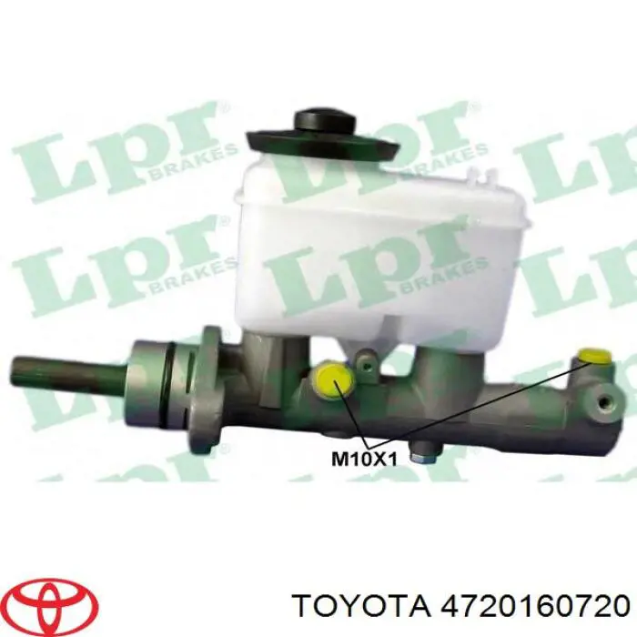4720160720 Toyota Cilindro mestre do freio