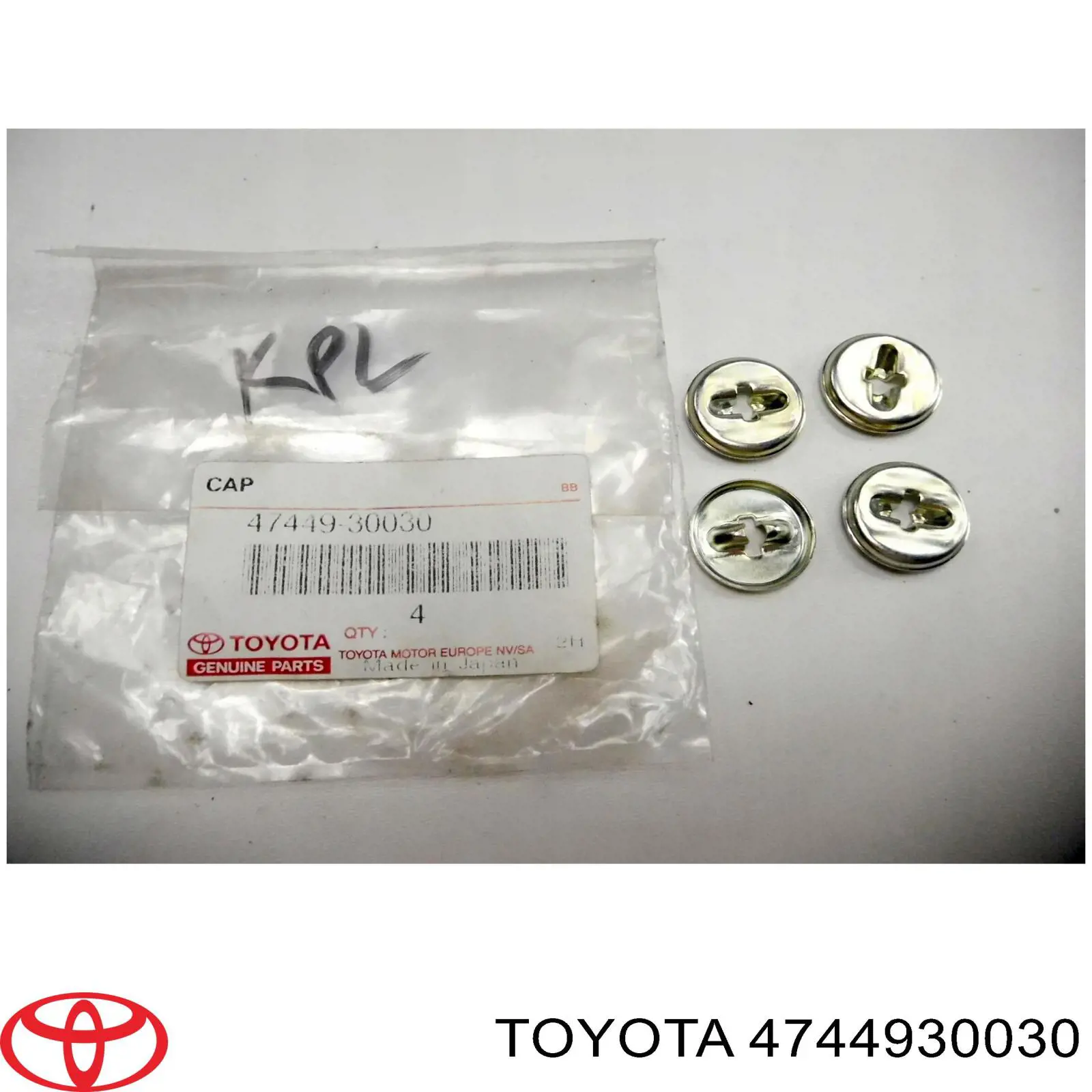 Kit de reparação do freio de estacionamento Toyota Camry VI V40